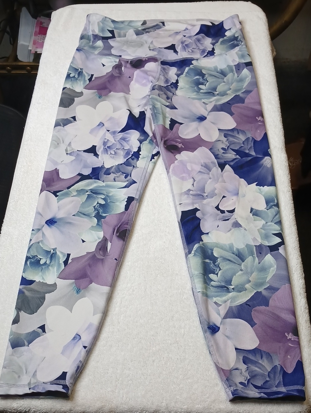 Old Navy Floral High-Rise Jeggings - Lavender, Blue, White